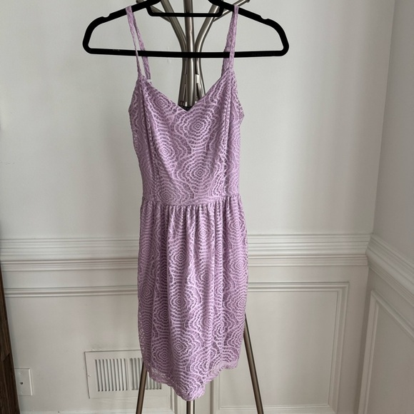 BeBop Lace Purple Mini dress size Small - Picture 1 of 6